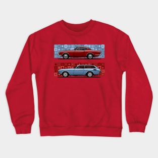 The swedish beautifull coupé and shooting brake! Crewneck Sweatshirt